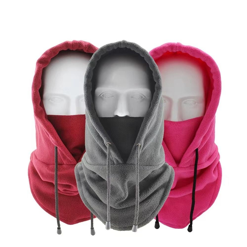Balaclava Ski Mask - Topi Balaclava pria bulu Polar, topi