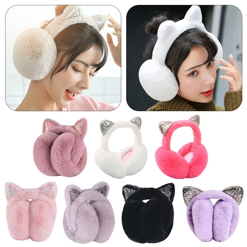 Earmuffs Foldable - Topi penutup telinga desain kelinci lucu