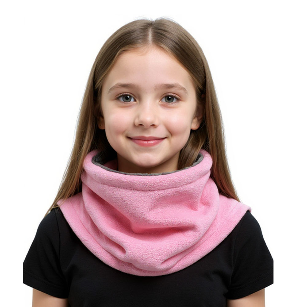 Neck Gaiter Fleece - Syal Bulu Hangat Musim Dingin untuk