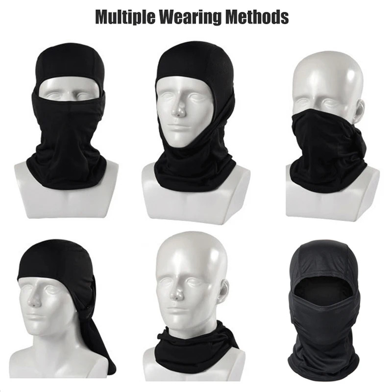 Balaclava Ski Mask - Topi Balaclava Kamuflase, Masker Wajah Penuh