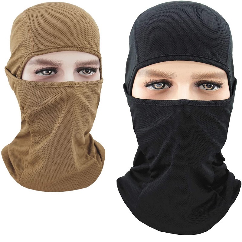 Balaclava Ski Mask - Fashion Wanita Pria Motor Balaclava Tahan