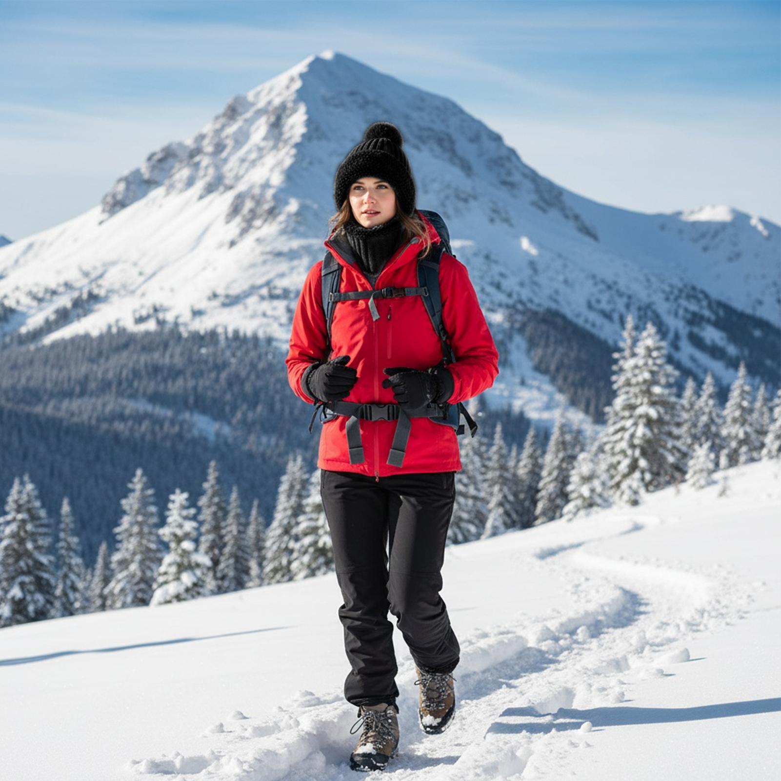 Neck Gaiter Fleece - Topi Musim Dingin Untuk Wanita, Beanie