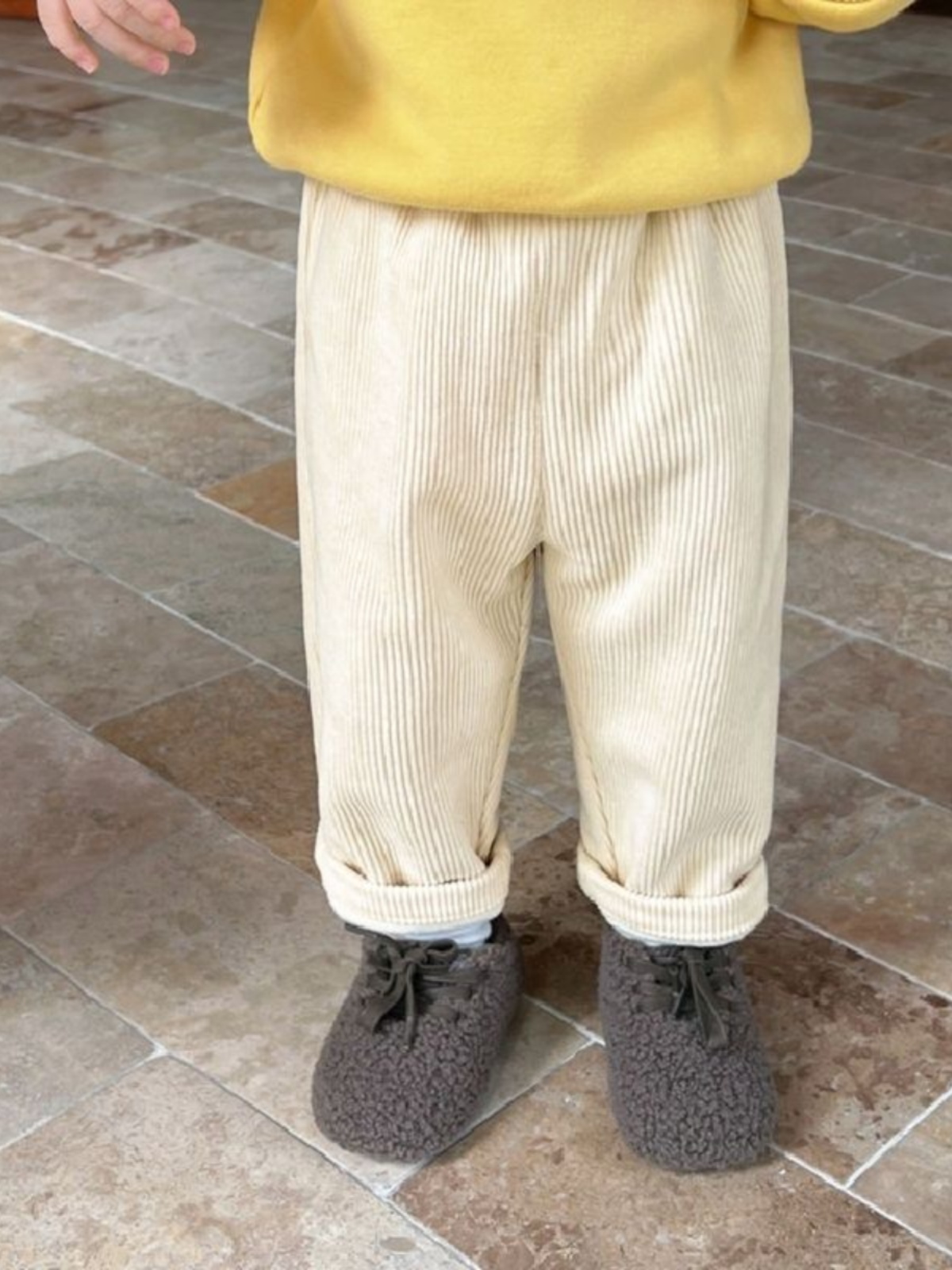 Celana Kasual Lurus Berbahan C - Corduroy Pant Warm ulasan dan harga