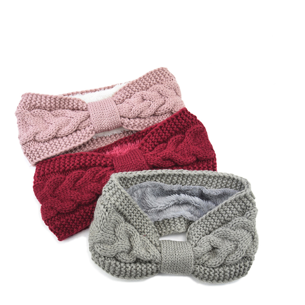 Ikat kepala bergaris bulu domb - Winter Headband Fleece ulasan dan harga