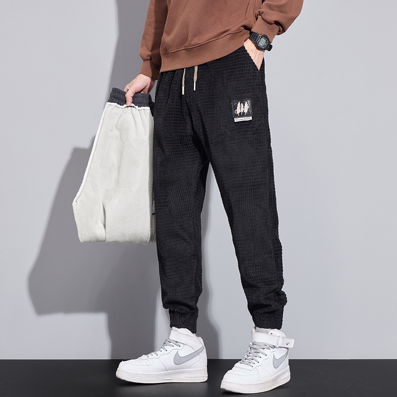 Celana Jogging bulu domba pria - Corduroy Pant Warm ulasan dan harga