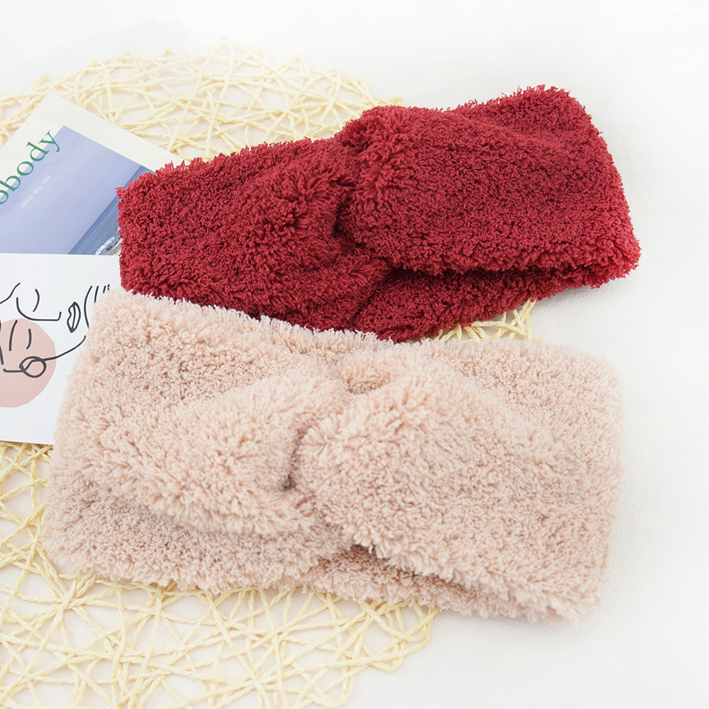 Headband Lebar Bulu Domba Baru - Winter Headband Fleece ulasan dan harga
