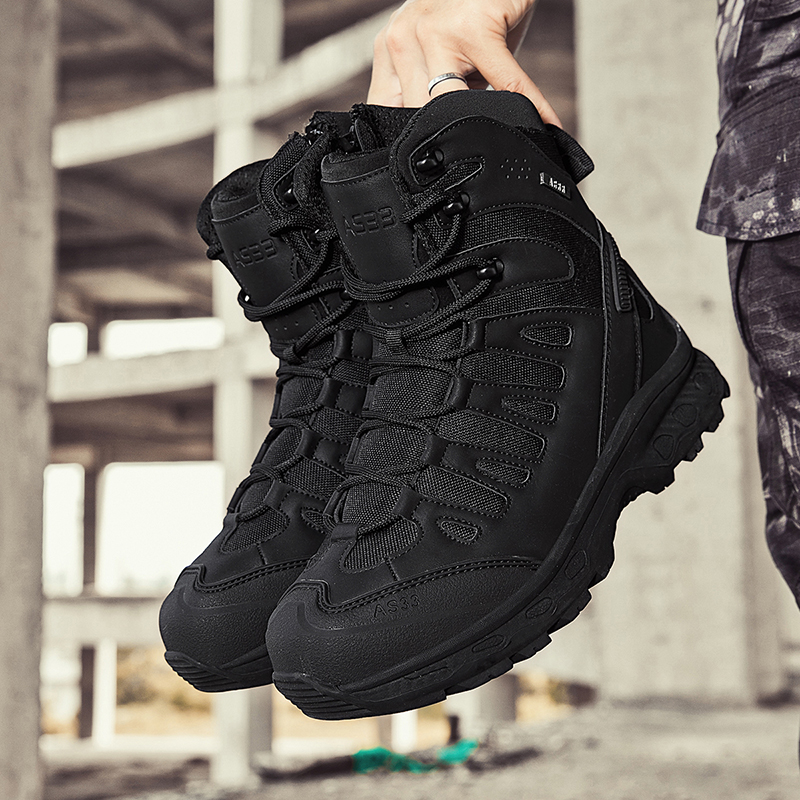 Sepatu Bot Taktis Pria dengan  - Waterproof Winter Boot ulasan dan harga